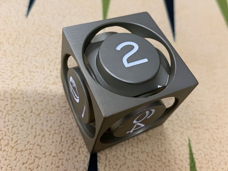 Green - ArtGammon Doubling Cube