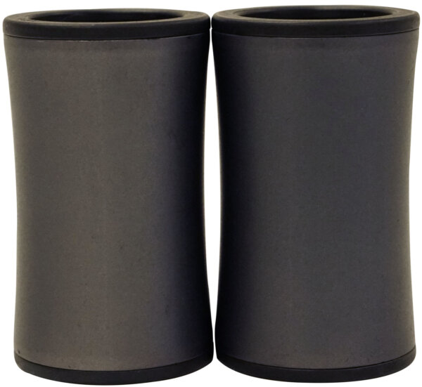 P40 - Matte Grey Dice Cups (PAIR)