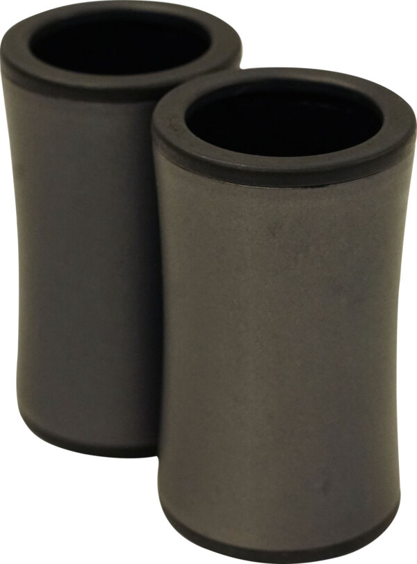 P40 - Matte Grey Dice Cups (PAIR) - Image 2