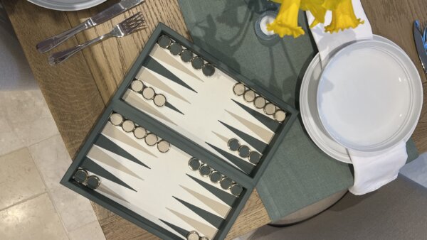 Travel Backgammon Board – Inlayed - Image 10