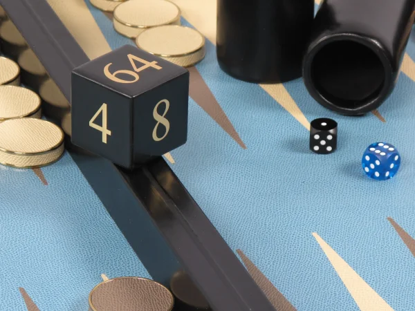 Personalised Backgammon Set – Bridle Hide - Image 9