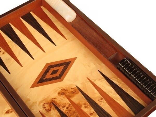 Lupo Root Backgammon Set - Large - Lupo Field - Image 4