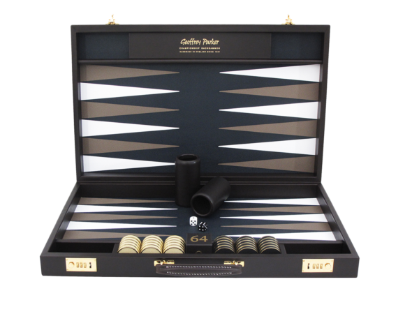 Personalised Backgammon Set – Bridle Hide - Image 4