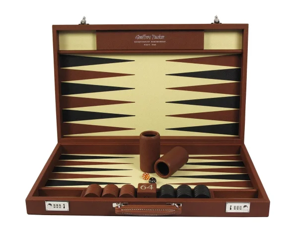 Full Leather Backgammon Sets
