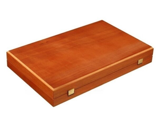 Mahogany Backgammon Set - Large - Black - Image 5