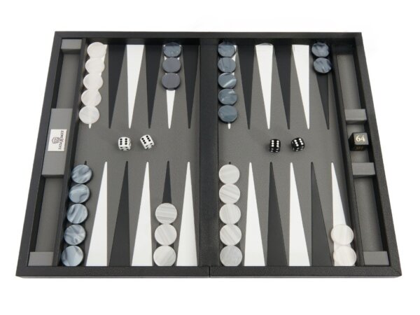 Zaza & Sacci® Backgammon Set - Model ZS-222 - Travel - Black