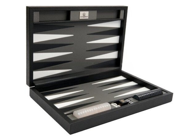 Zaza & Sacci® Backgammon Set - Model ZS-222 - Travel - Black - Image 2