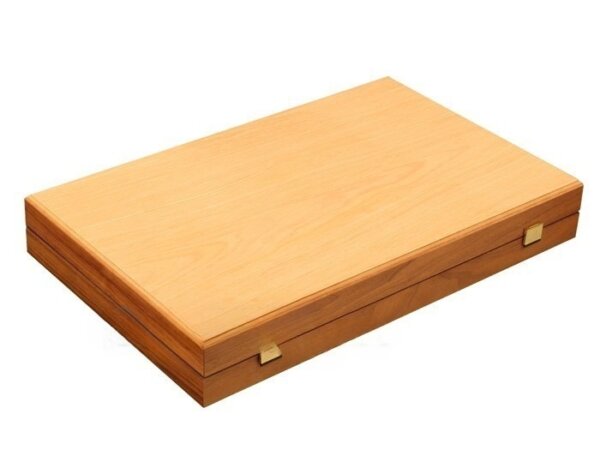 Oak Backgammon Set - Large - Green - Image 5