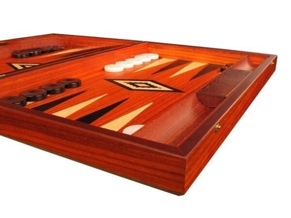 Padauk Backgammon Set - Large - Padauk Field - Image 2