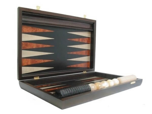 Palisander Backgammon Set with Racks - Image 2