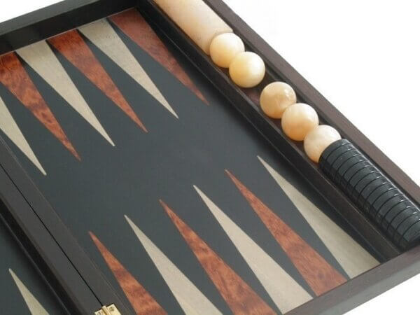 Palisander Backgammon Set with Racks - Image 4
