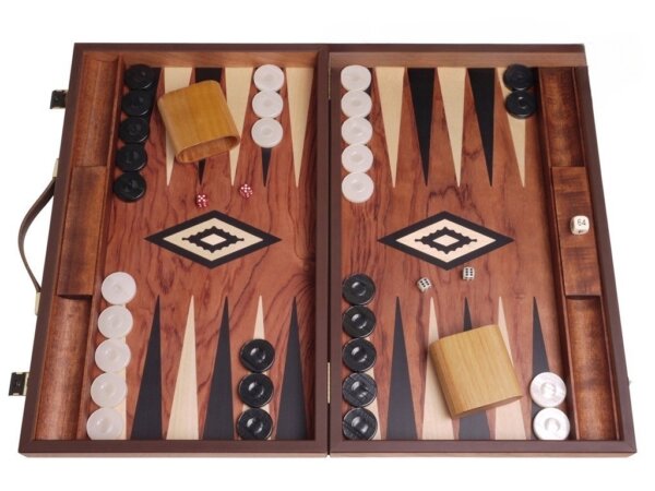 Rosewood Backgammon Set - Large - Rosewood Field