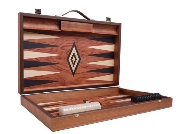 Rosewood Backgammon Set - Large - Rosewood Field - Image 2