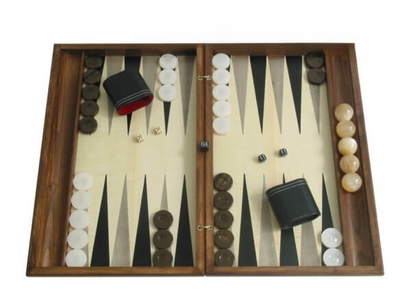Sensation Backgammon Set with Racks - Model 403
