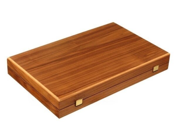 Walnut Backgammon Set - Large - Brown - Image 5