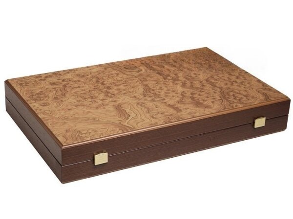 Walnut Root Backgammon Set - Large - Walnut Root Field - Image 5