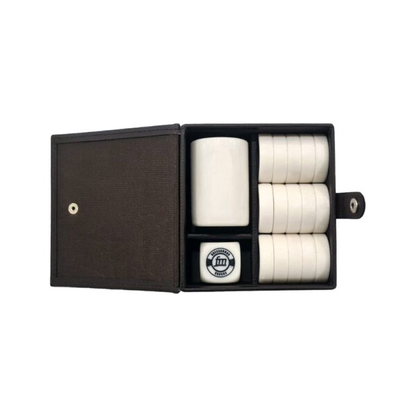 FM Gammon - Checkers Set - White