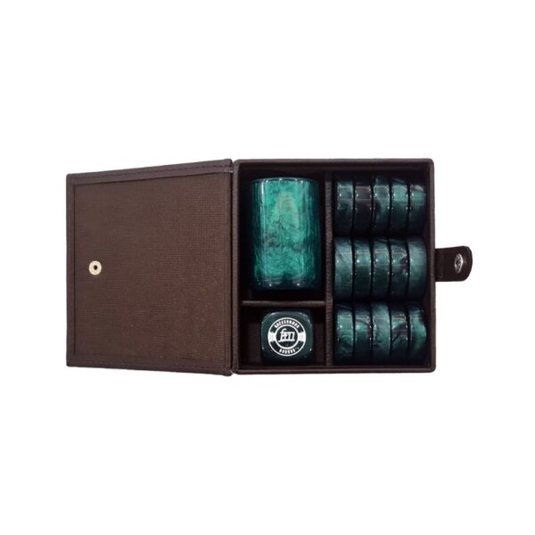 FM Gammon - Checkers Set - Green