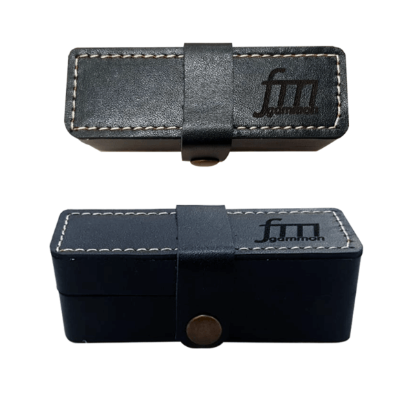 FM - Leather Dice Box - Black #2