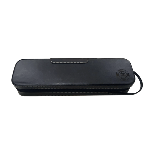 FM - Leather Carry Bag for Accessories - Black #1